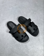 Herm - Black Strap Sandals