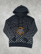 Lou - Black Mono Fade Hoodie