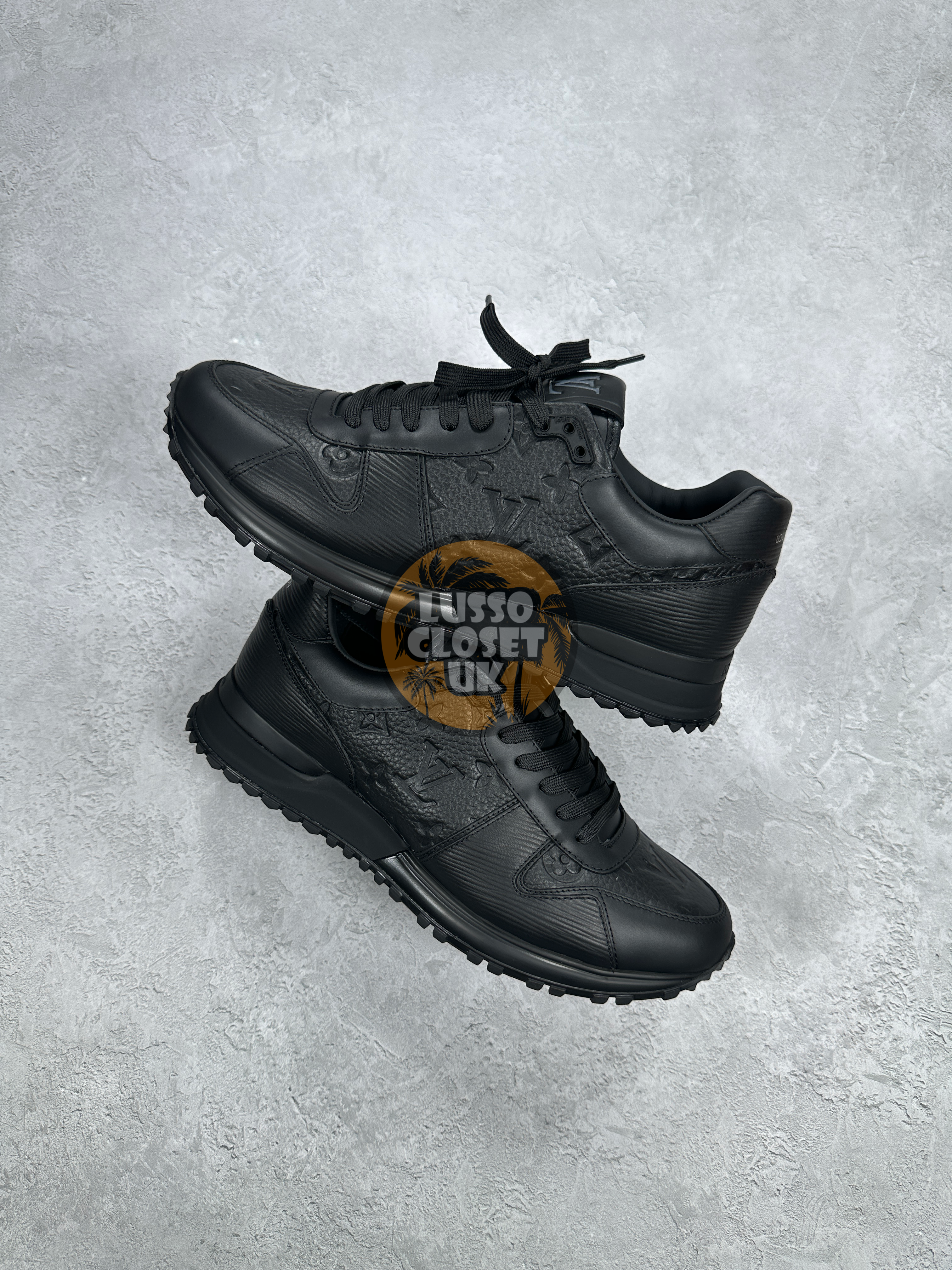 Lou - Mono Emboss Trainers