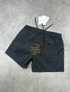 Mon - Black Trio Stripe Shorts