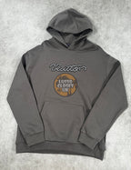 Lou - Grey Embellished Signature Hoodie