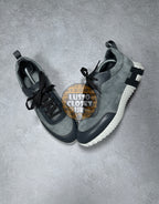 Herm - Grey Suede Trainers