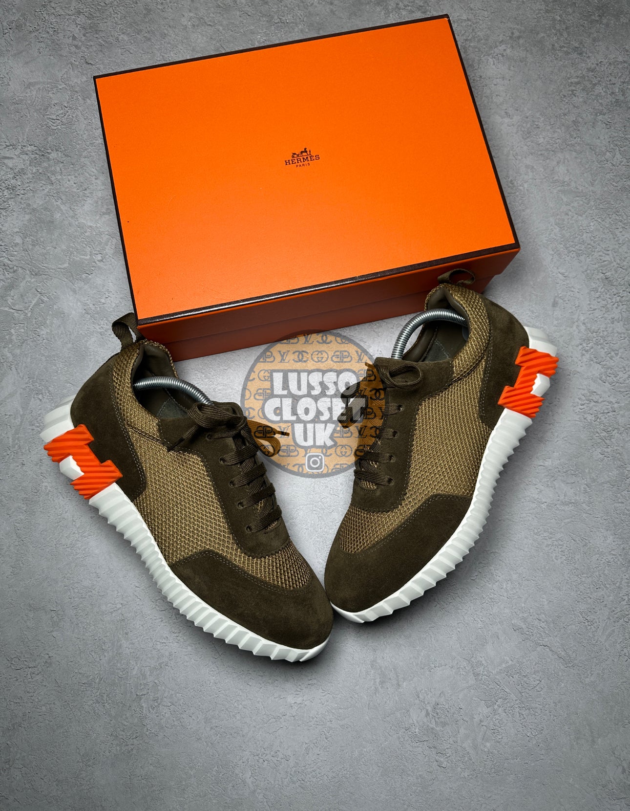 Herm - Green / Orange H Trainers