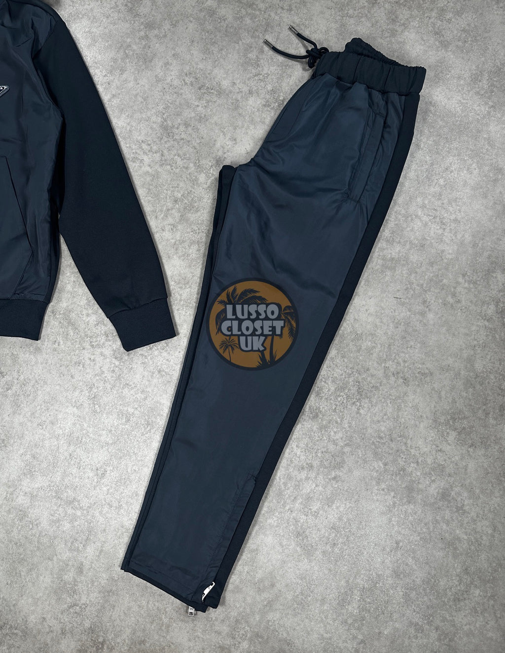 Pra - Navy Nylon Tracksuit