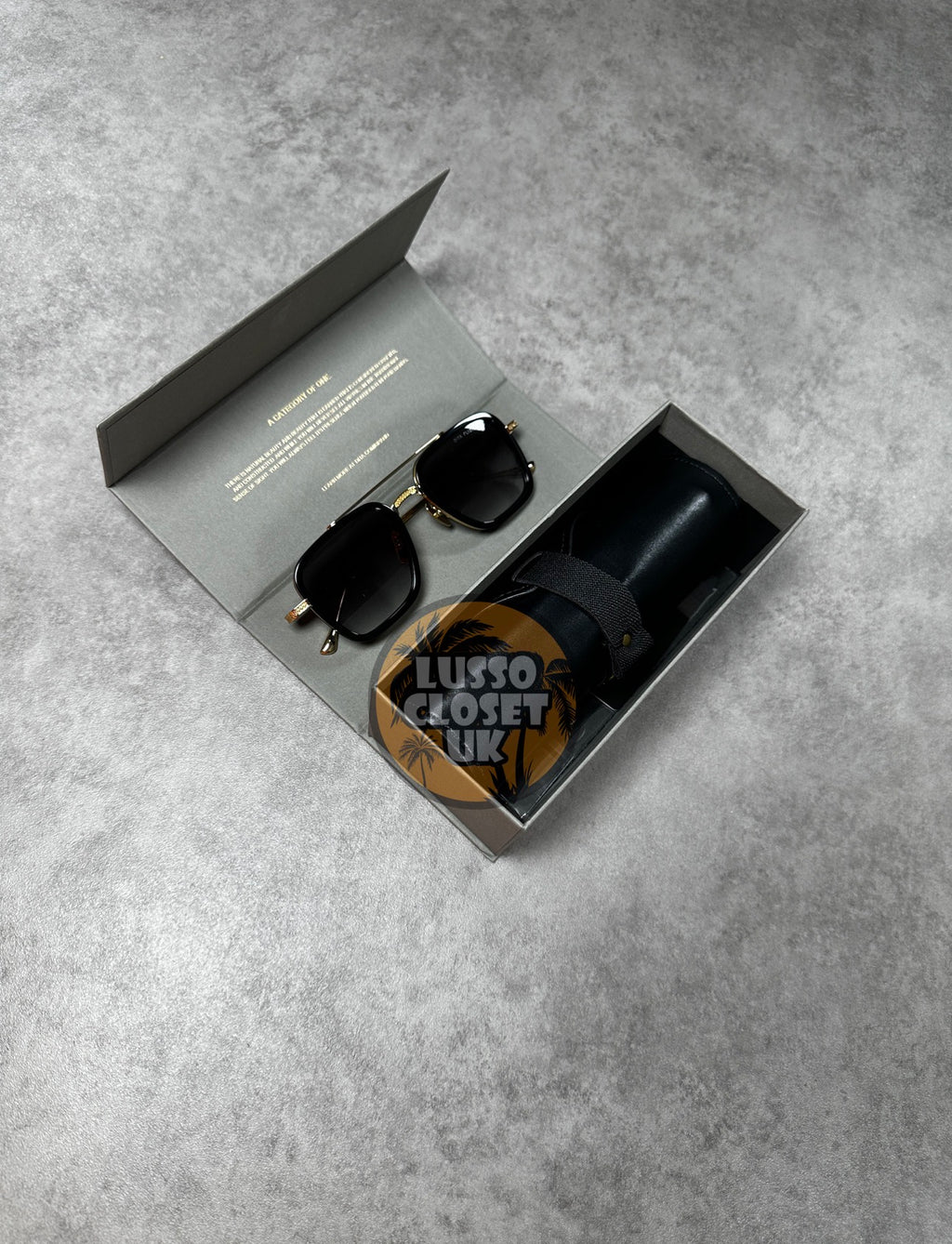 Dta - Gold & Black Flight Sunglasses