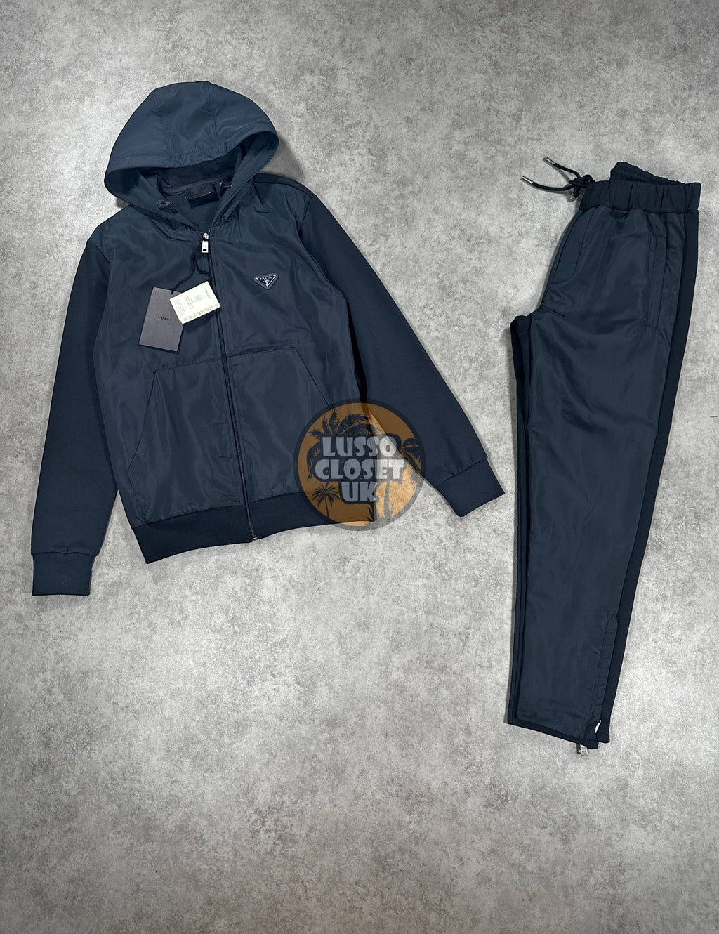 Pra - Navy Nylon Tracksuit