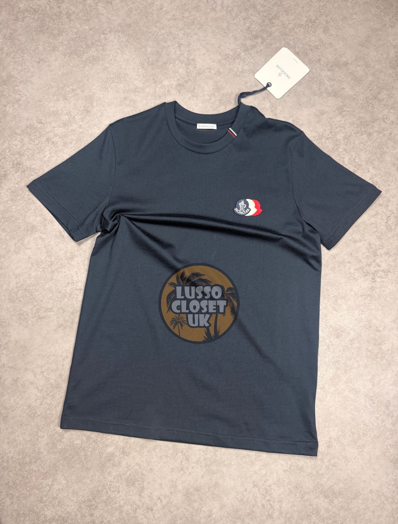 M - Navy Small Trio T Shirt
