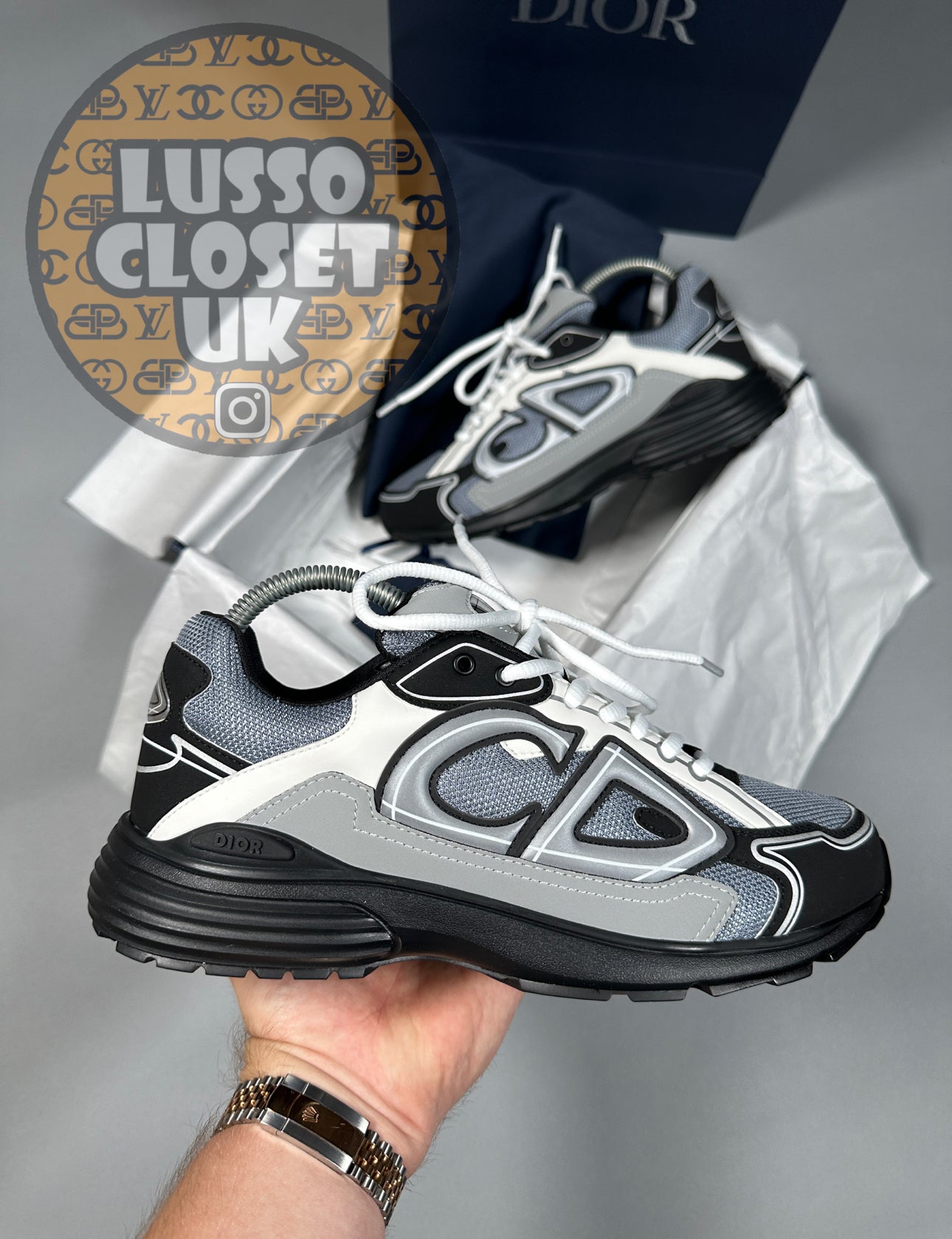 Dio - White/Grey B30