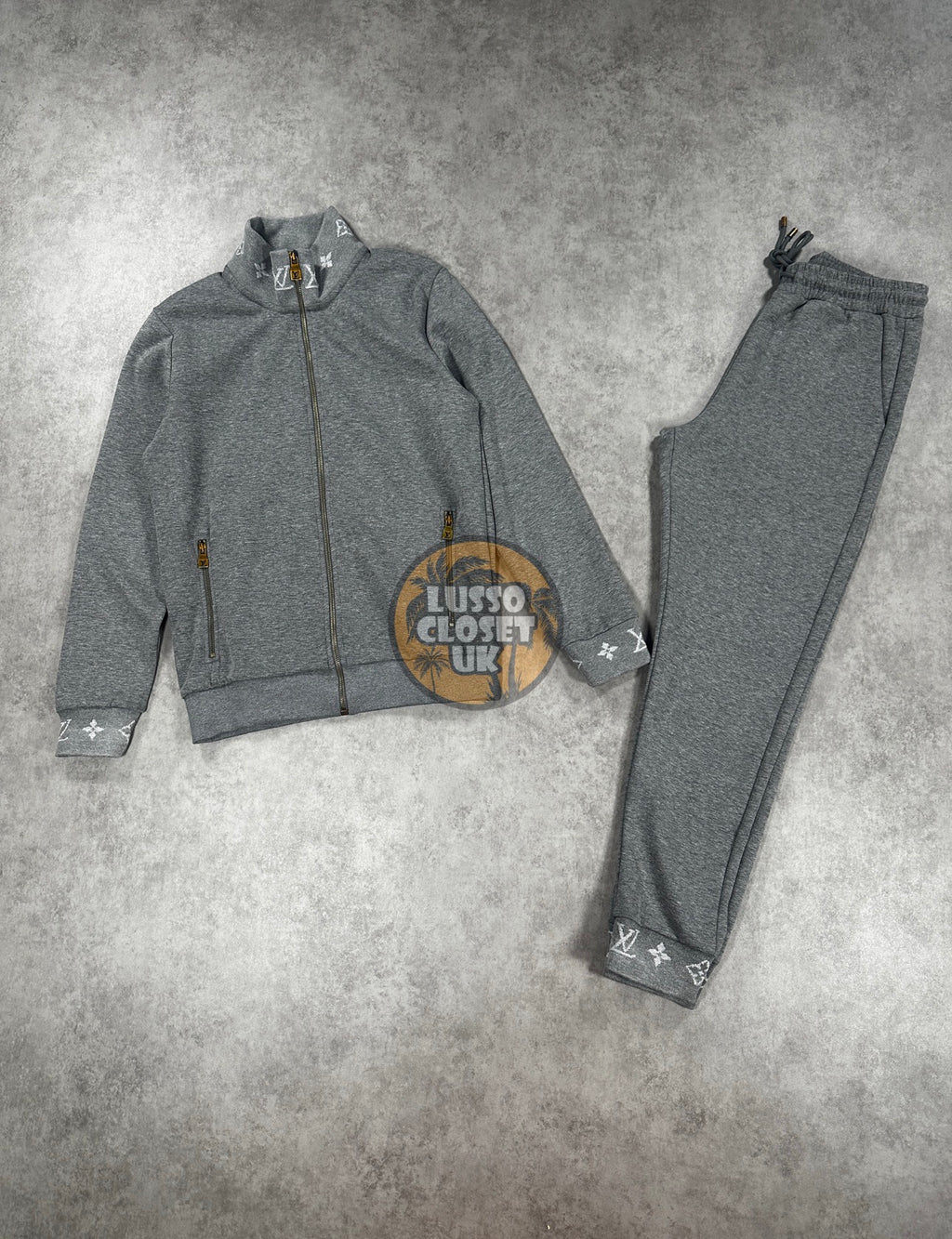 Lou - Grey Mono Tracksuit