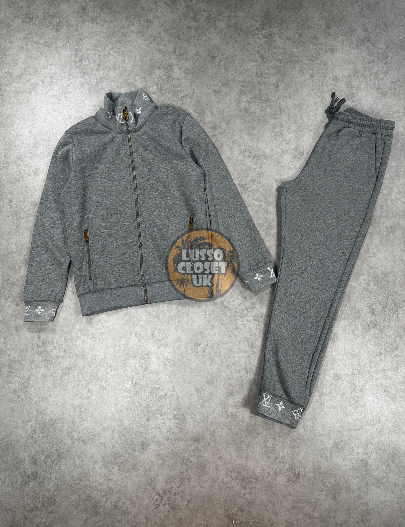 Lou - Grey Mono Tracksuit