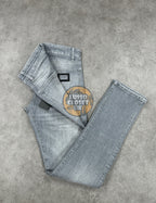 DG - Grey Silver Badge Jeans