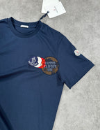 Mon - Navy Trio Badge T Shirt