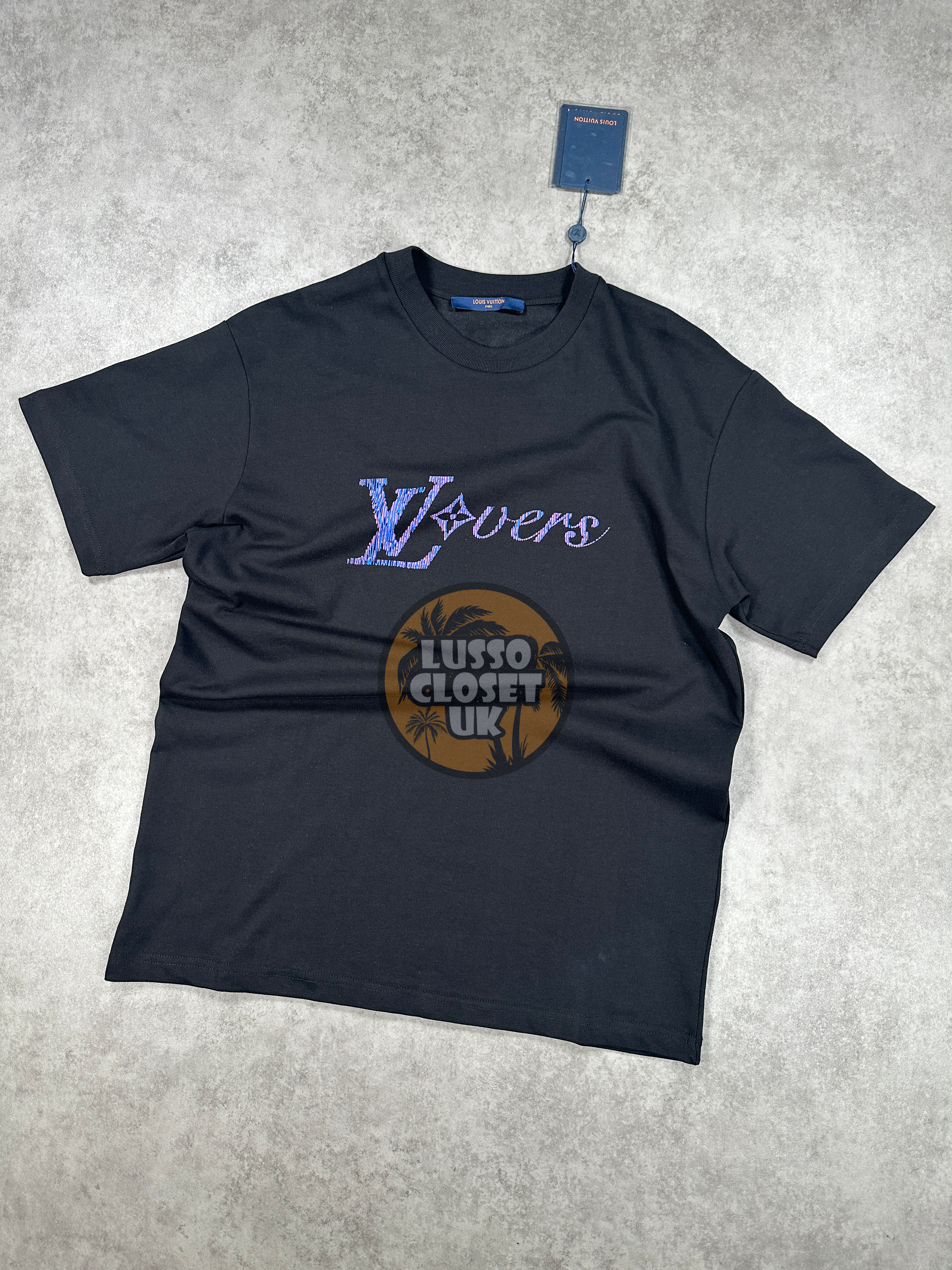 Lou - Black Iridescent T Shirt