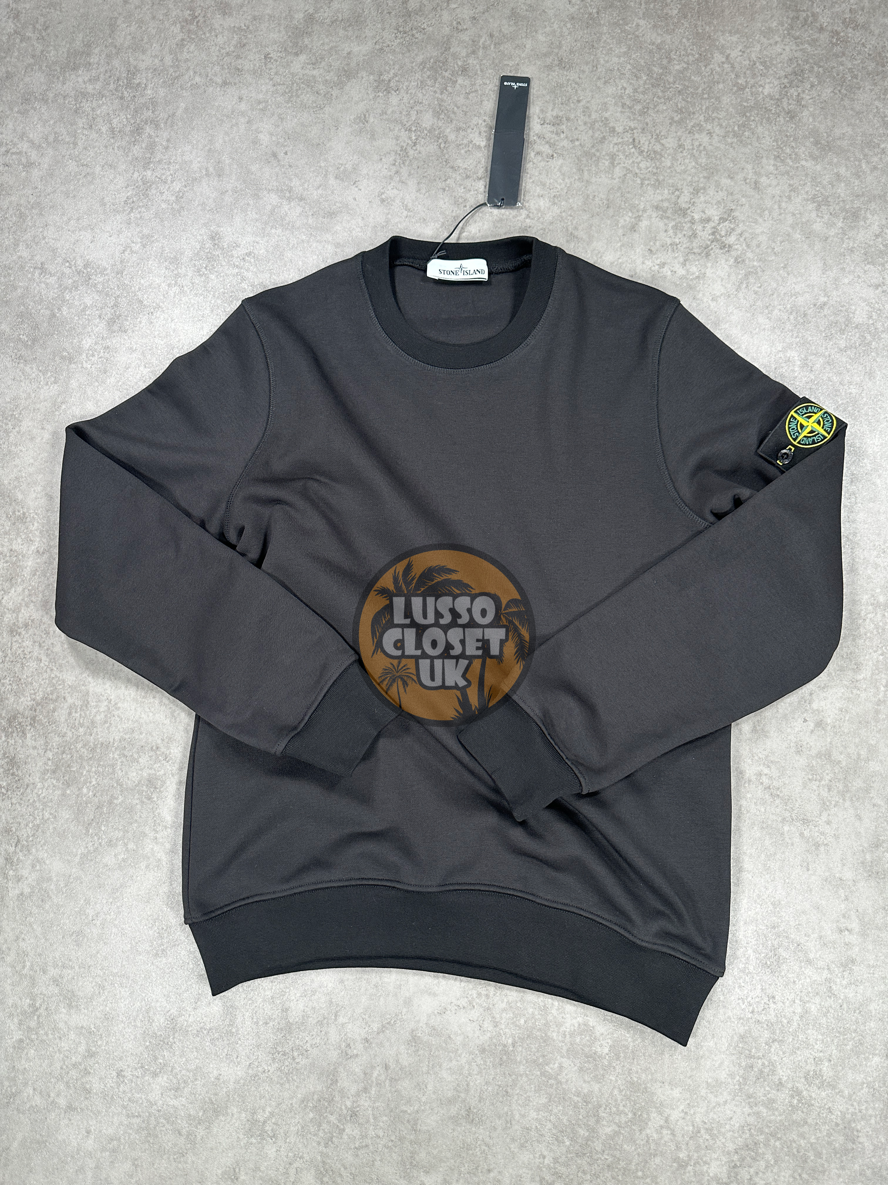SI - Black Crewneck Sweater