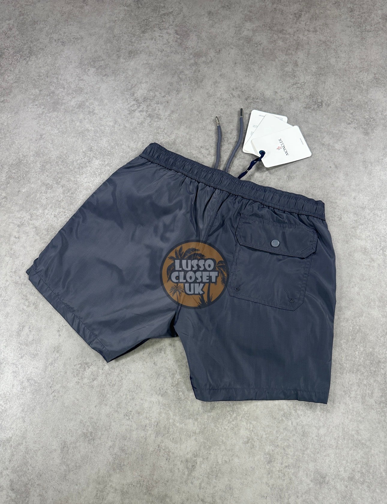 Mon - Grey Trio Stripe Shorts