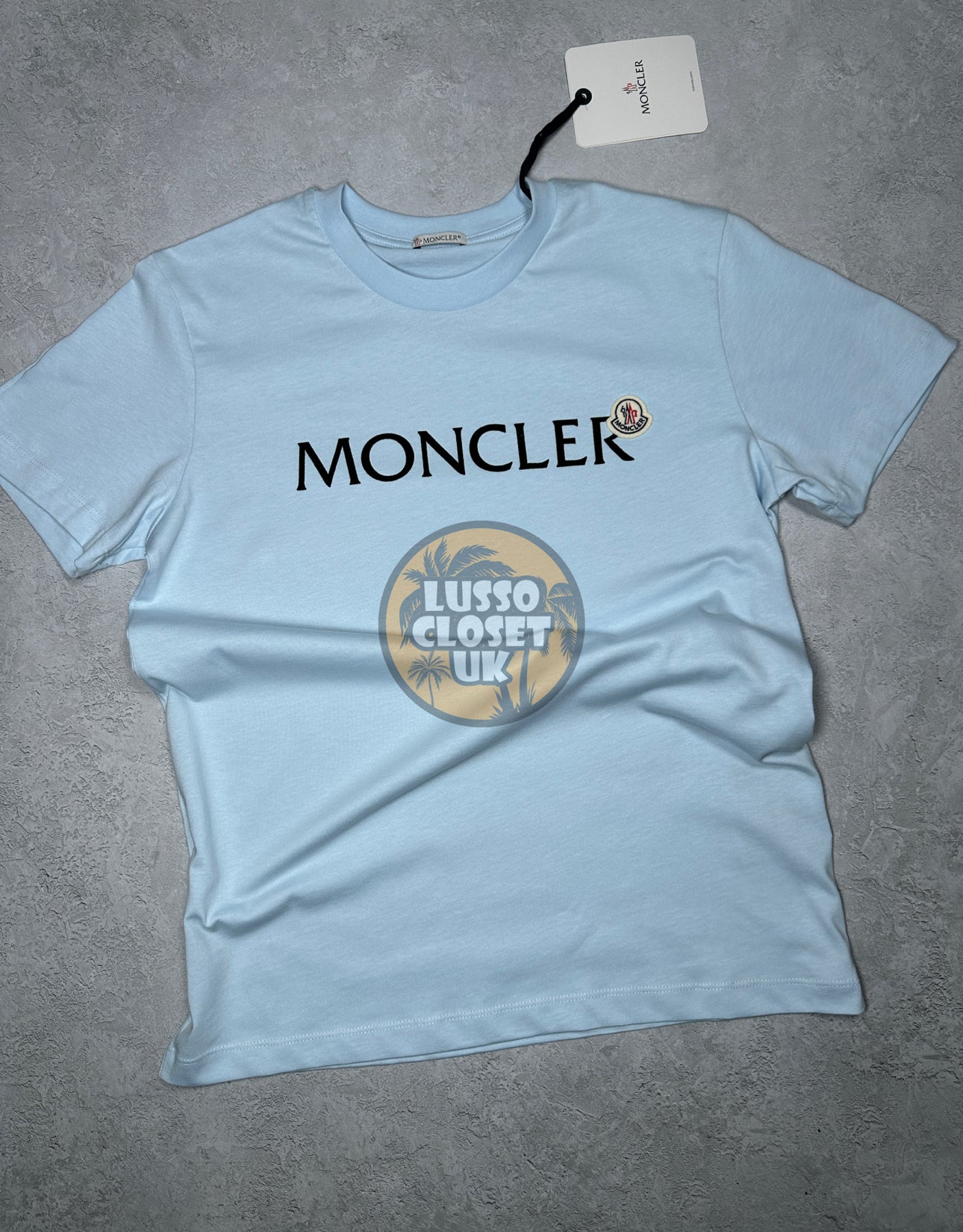 Mon - Baby Blue Word Badge