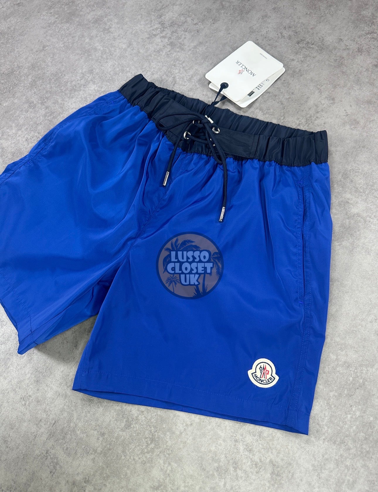 Mon - Blue & Navy Waist Shorts