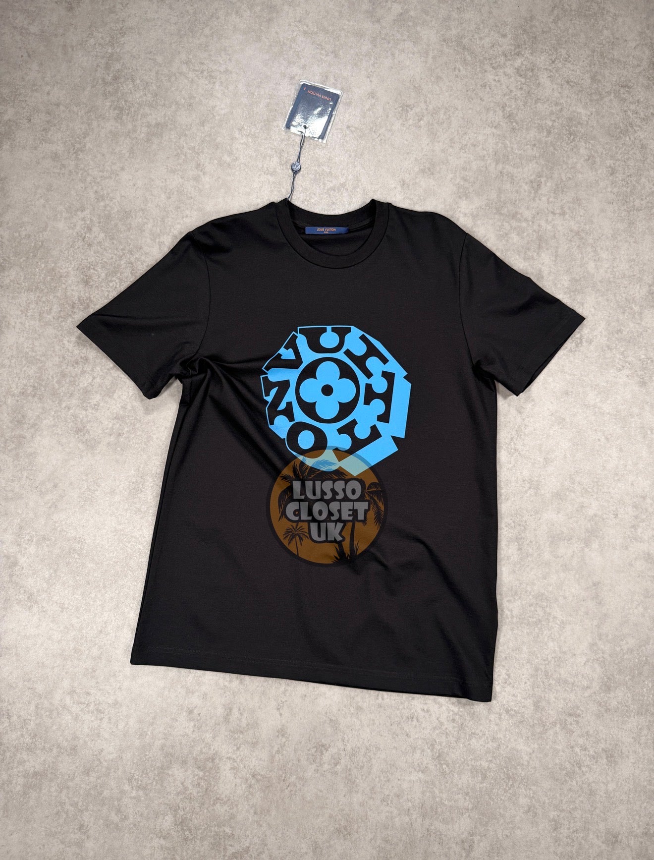 LSV - Black Blue Print T Shirt