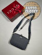 GG - Navy Messenger / Hang Luggage