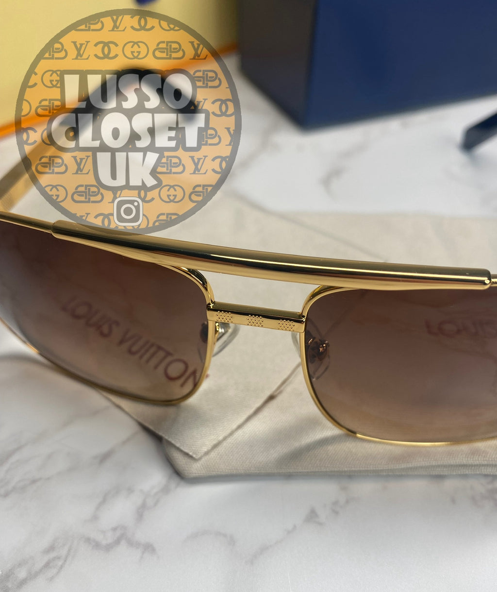 Lou - Gold Sunglasses