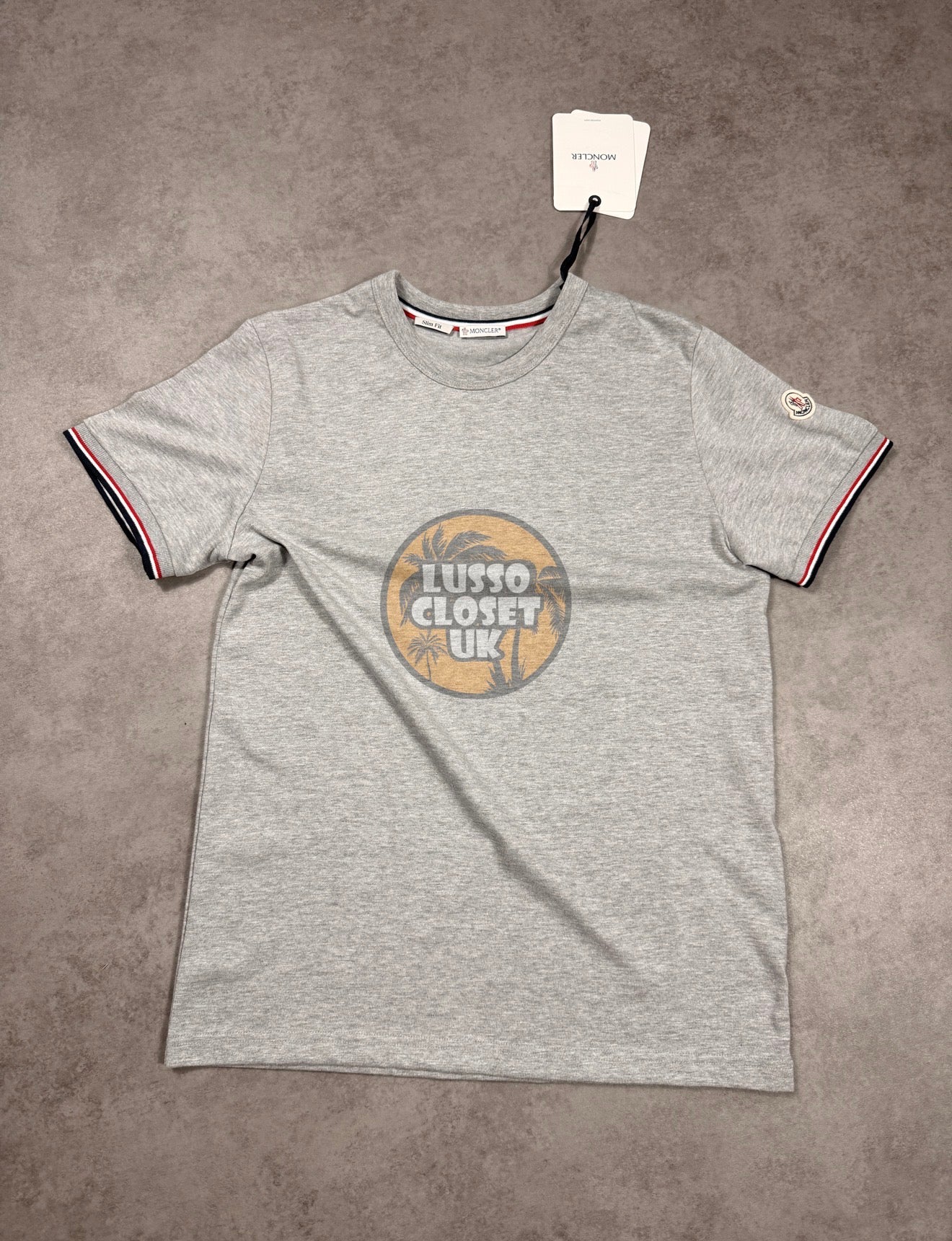 M - Grey Tri Arm T Shirt