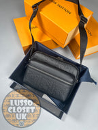 Dio - Black Embossed Messenger