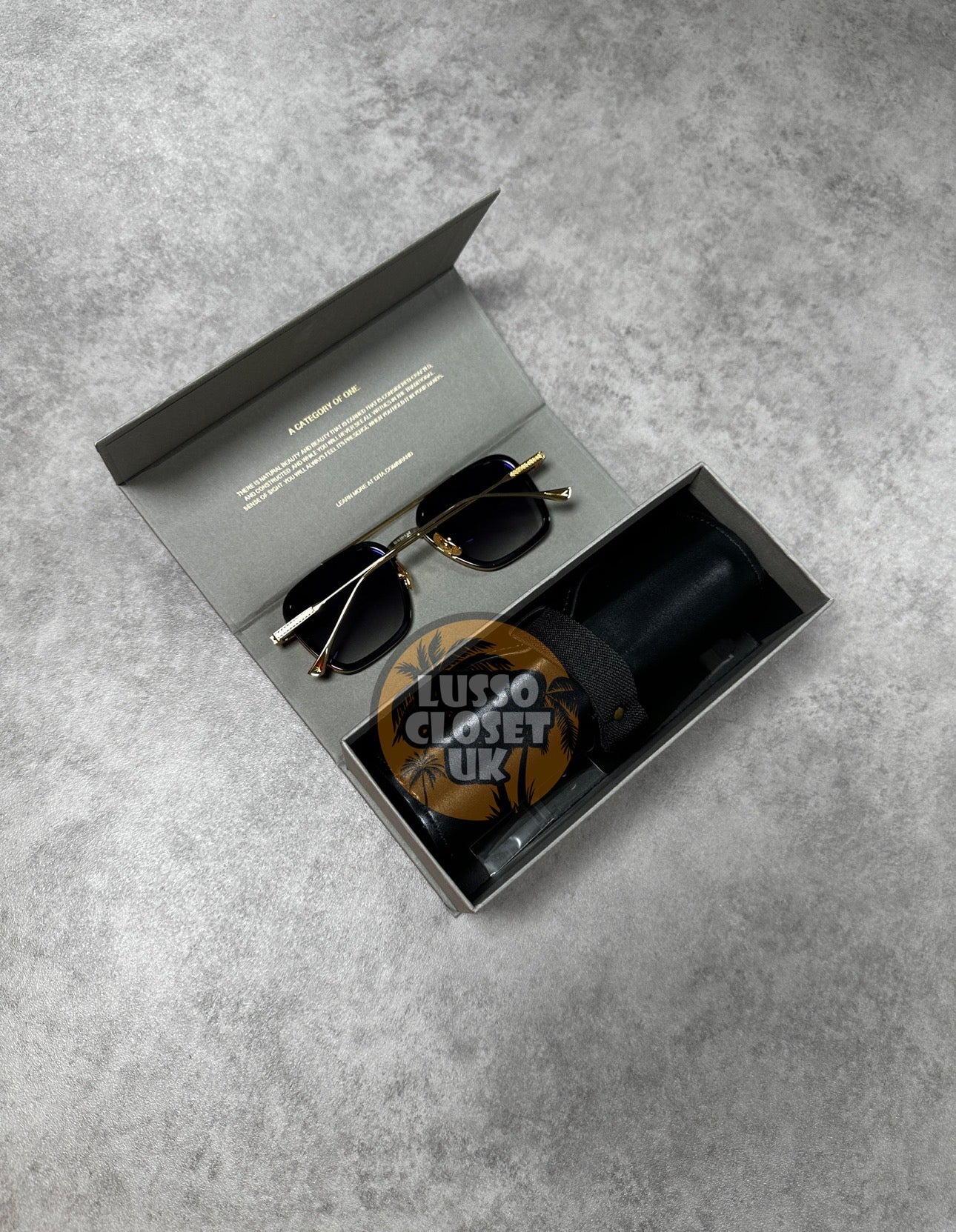 Dta - Gold & Black Flight Sunglasses