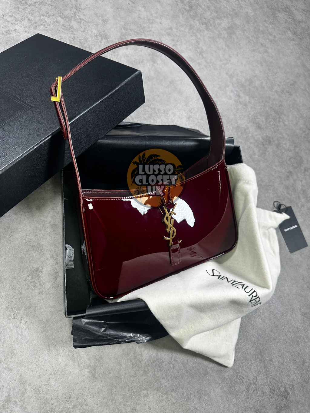 Saint - Gloss Cherry Top Handle Handbag