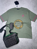 Lou - Sage Crewneck T Shirt