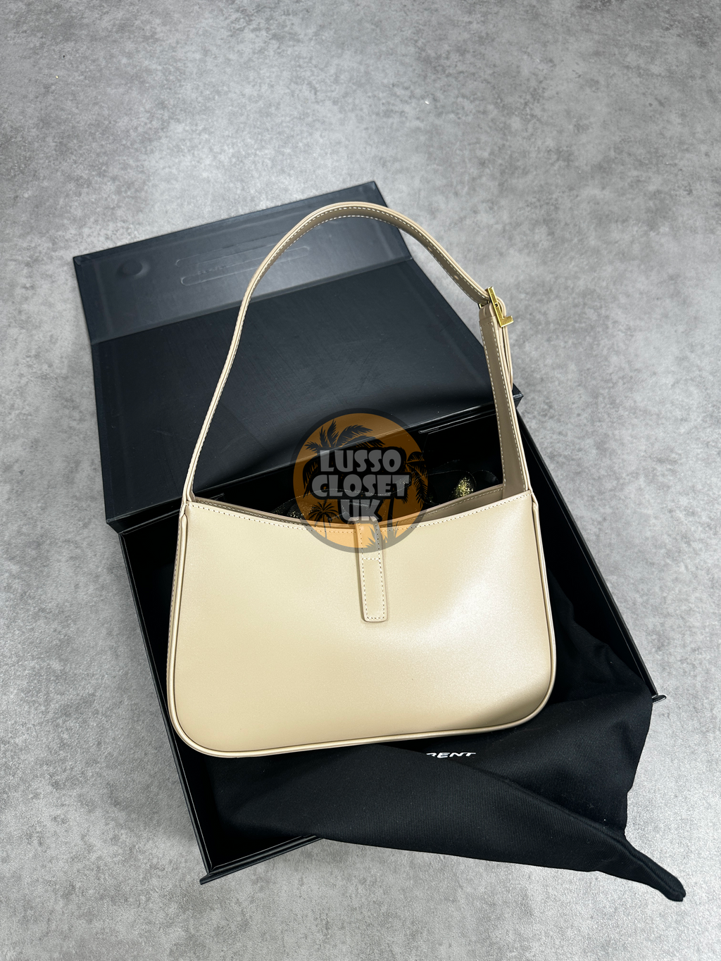 Saint - Beige Top Handle Handbag
