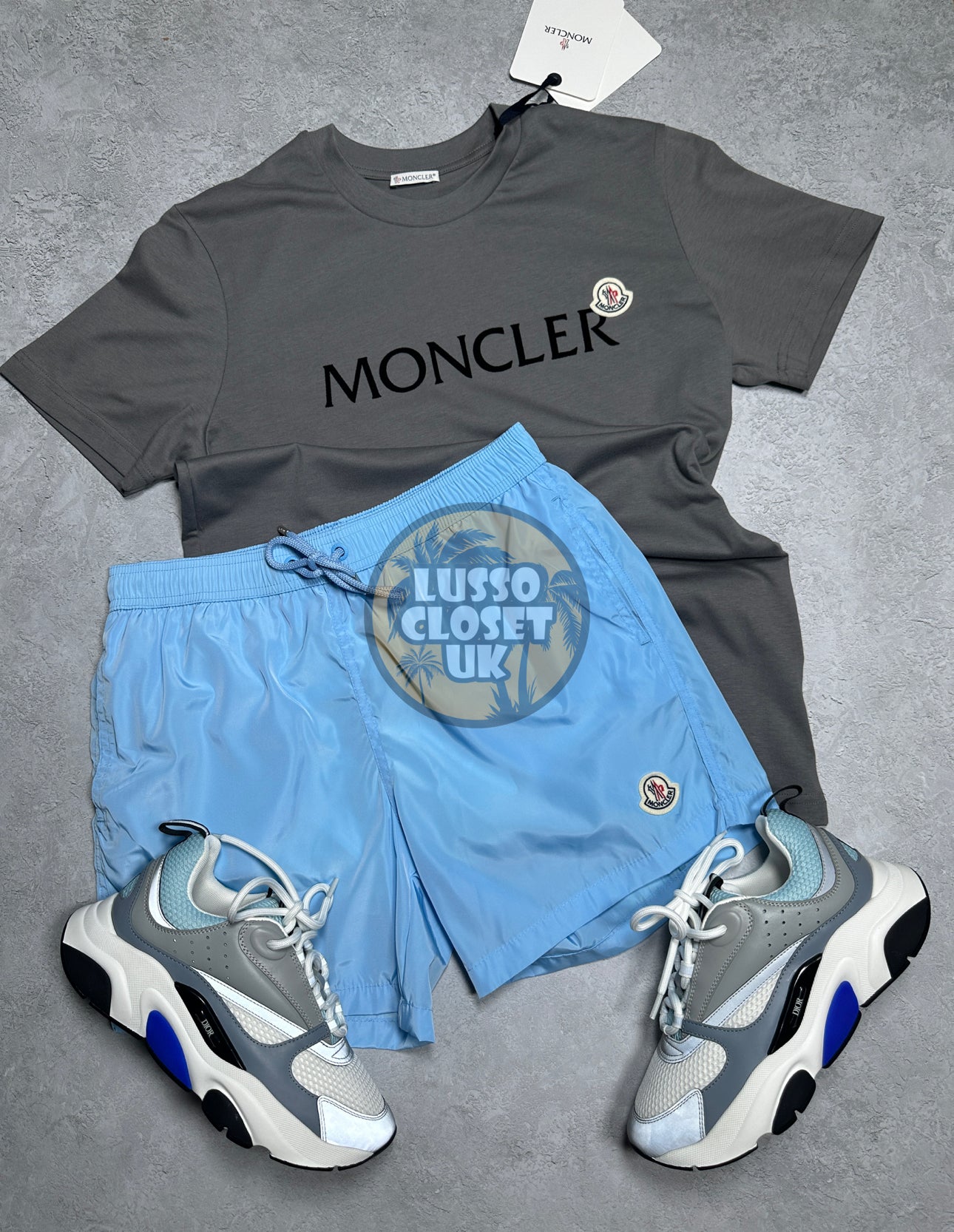 Mon - Baby Blue Shorts