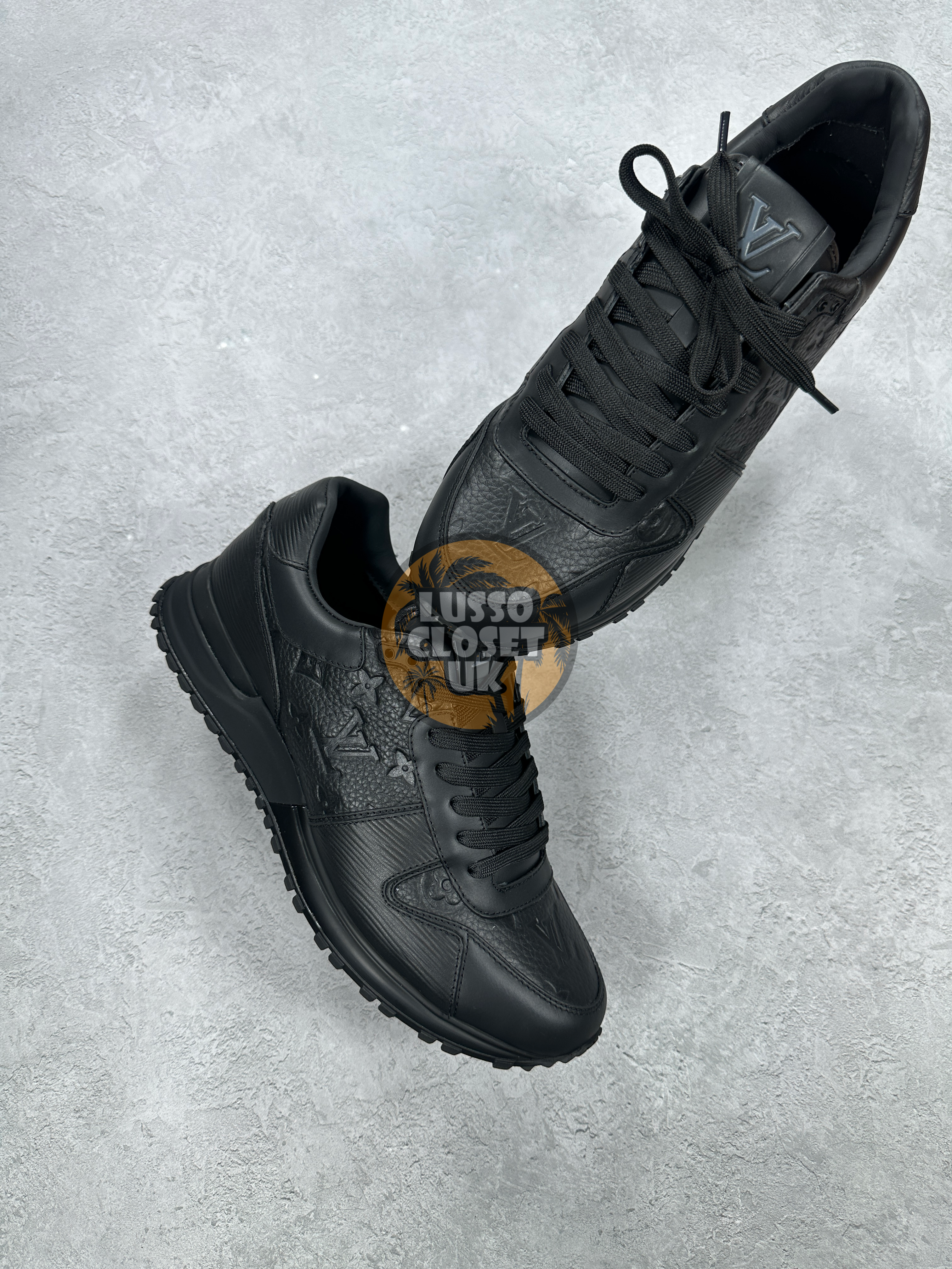 Lou - Mono Emboss Trainers