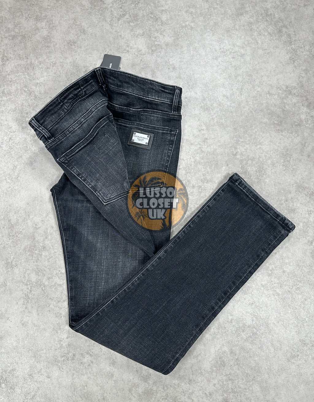 DG - Black Silver Badge Jeans