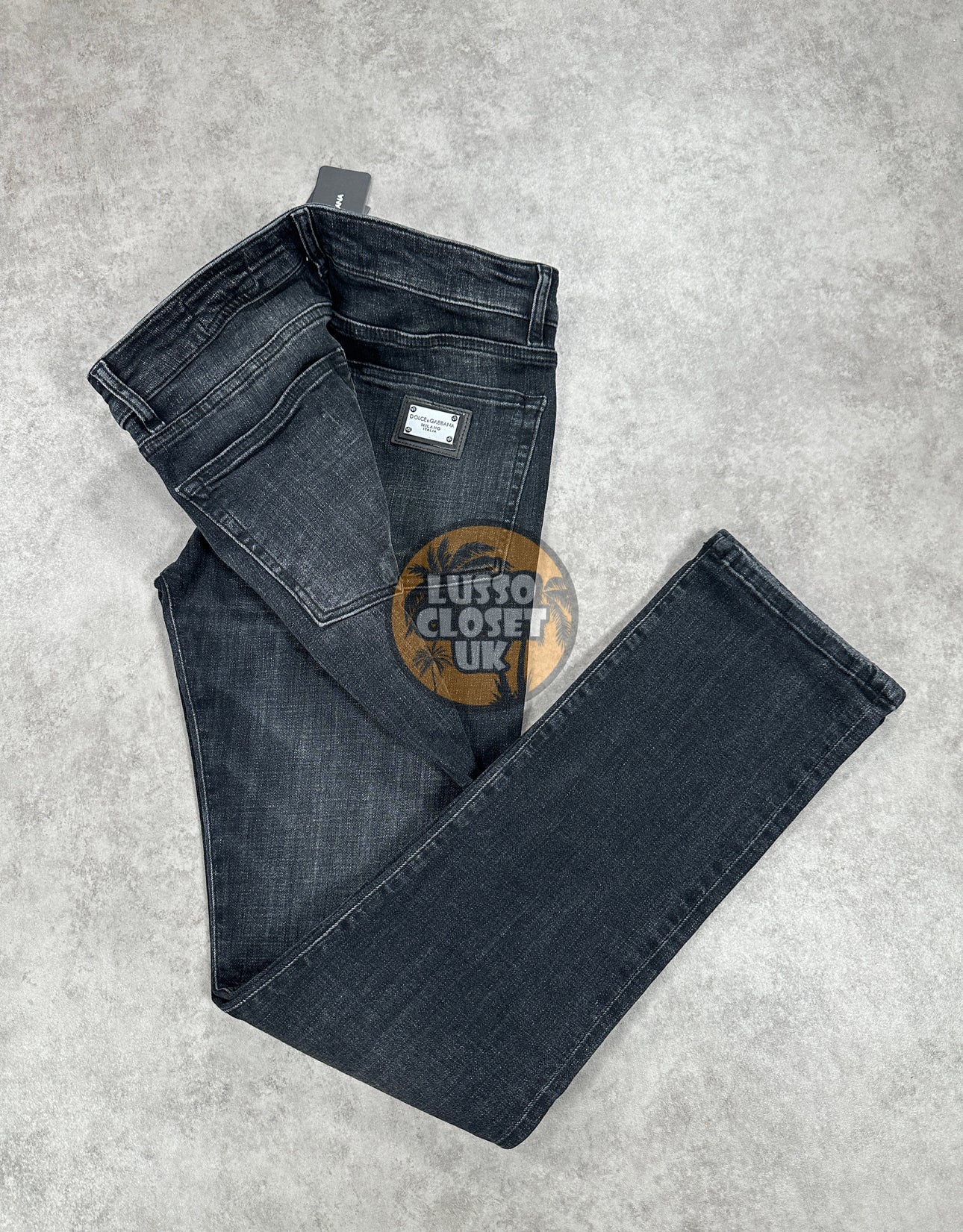 DG - Black Silver Badge Jeans