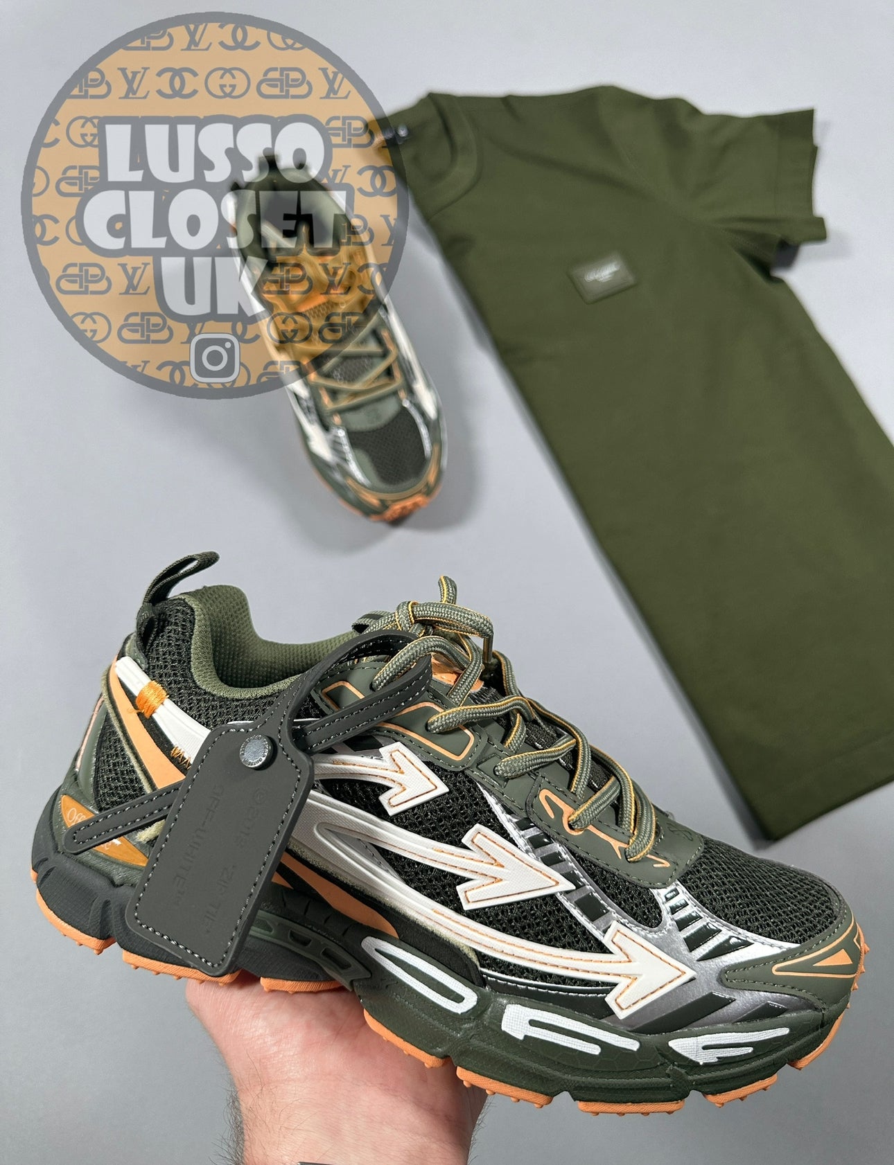 OW - Green Right Back Trainers