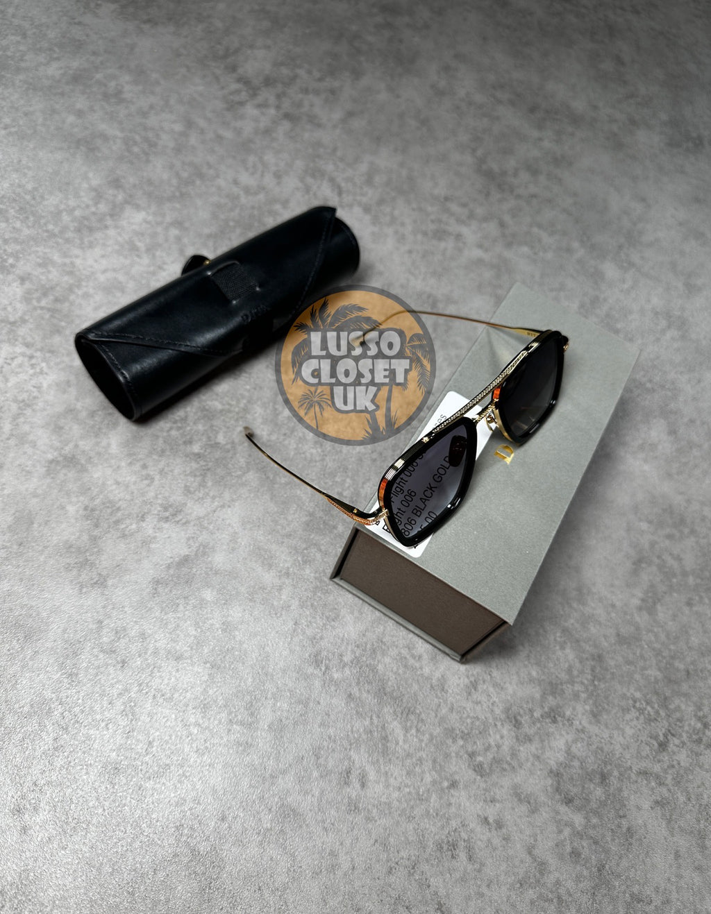 Dta - Gold & Black Flight Sunglasses