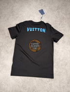 LSV - Black Blue Print T Shirt