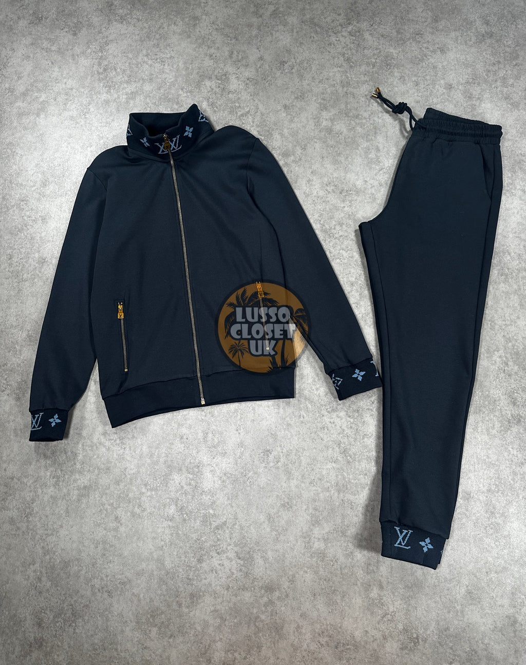 Lou - Navy Mono Tracksuit