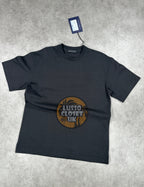 Pra - Black Embroidered T Shirt