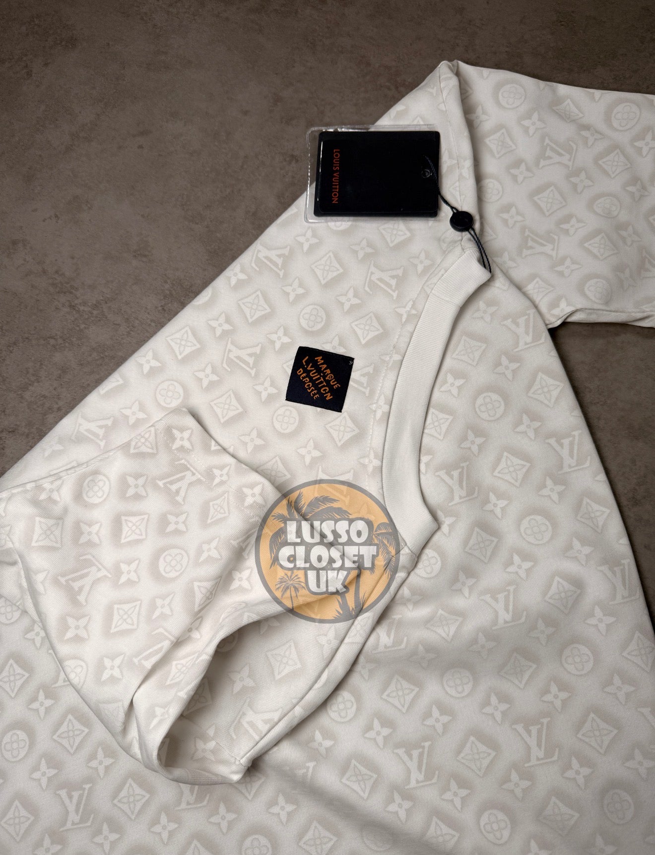 LSV - White Full Mono T Shirt