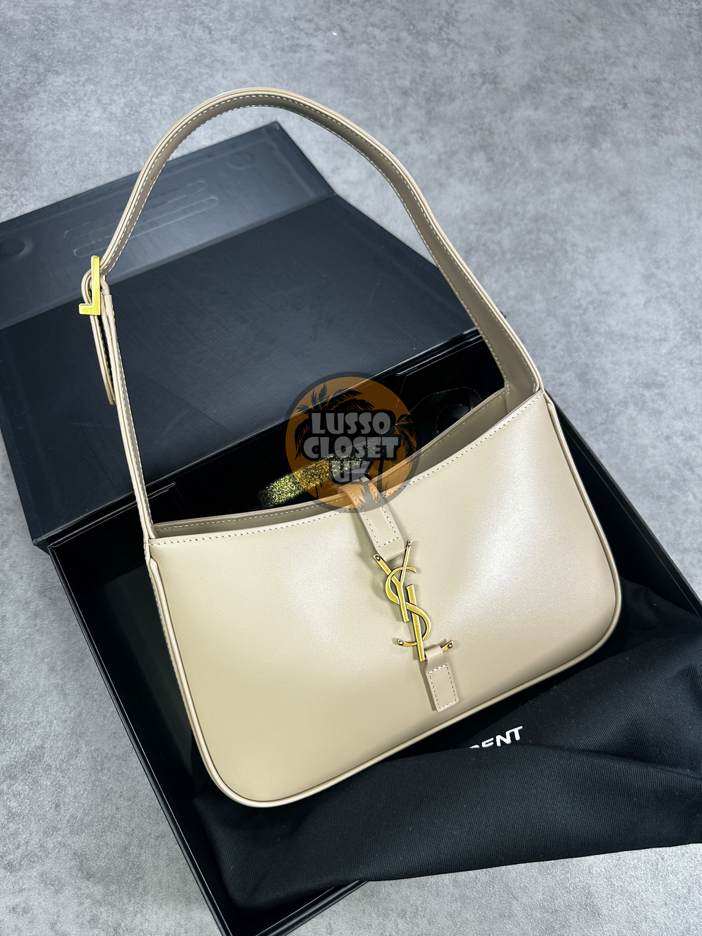 Saint - Beige Top Handle Handbag