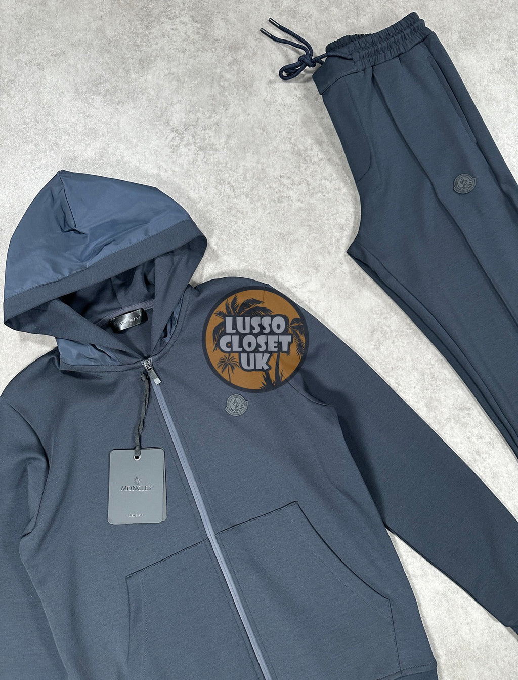 Mon - Navy Black Badge Tracksuit