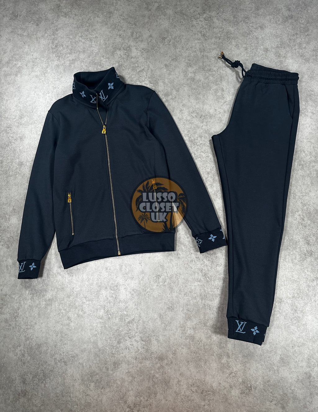Lou - Navy Mono Tracksuit