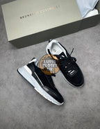 Bruno - Black & White Trainers