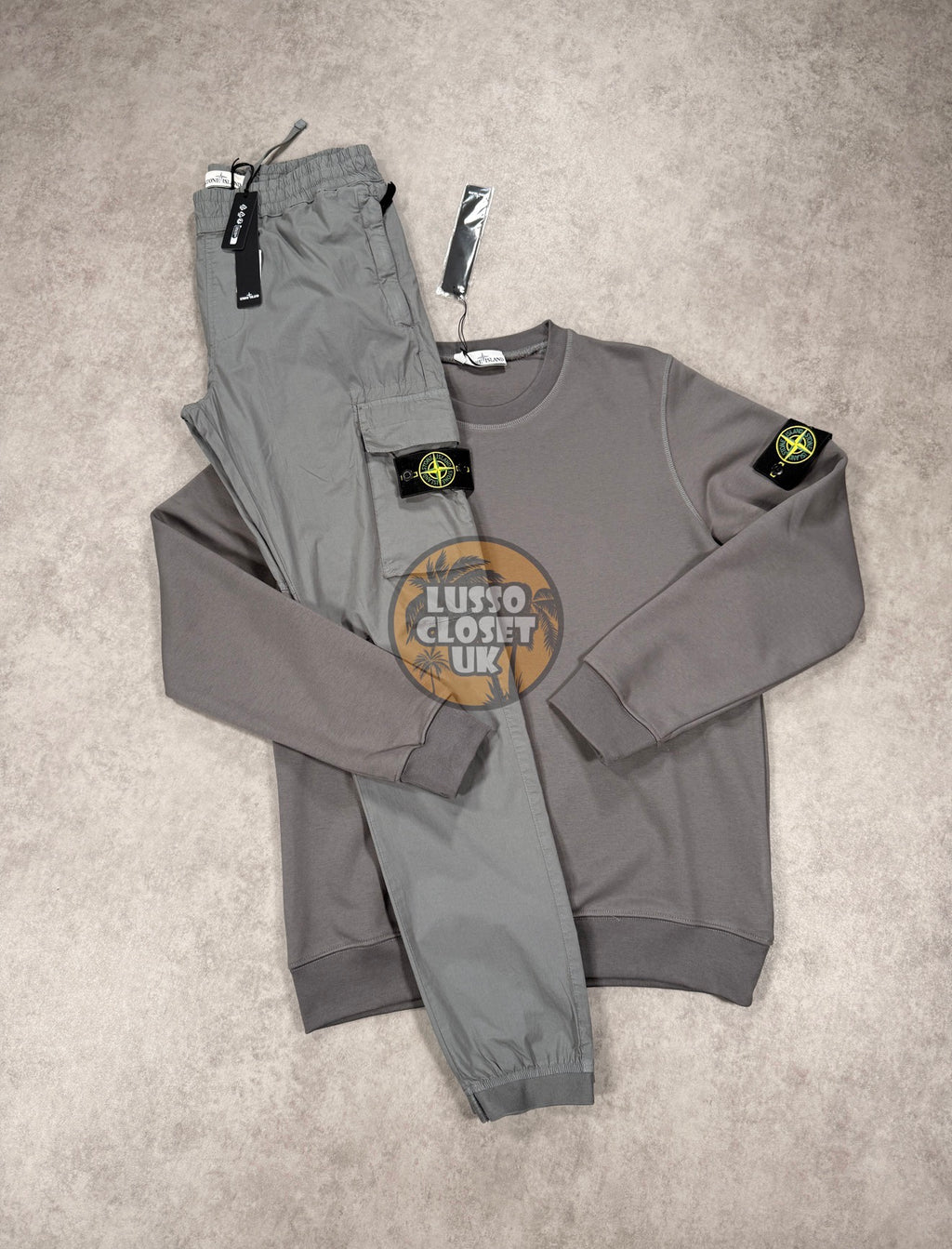 SI - Charcoal Cuffed Cargo Pants