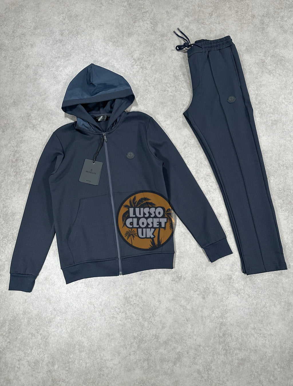 Mon - Navy Black Badge Tracksuit