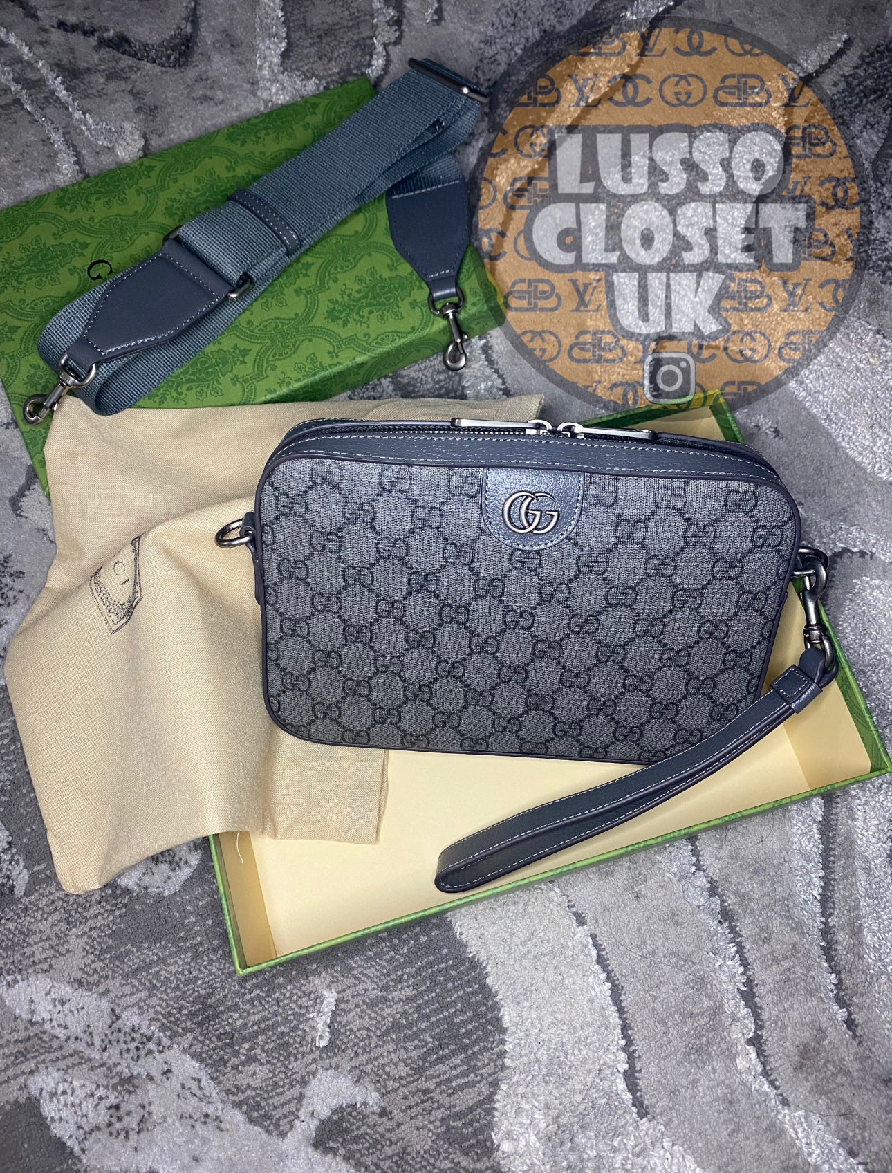 GG - Grey Messenger / Hand Luggage