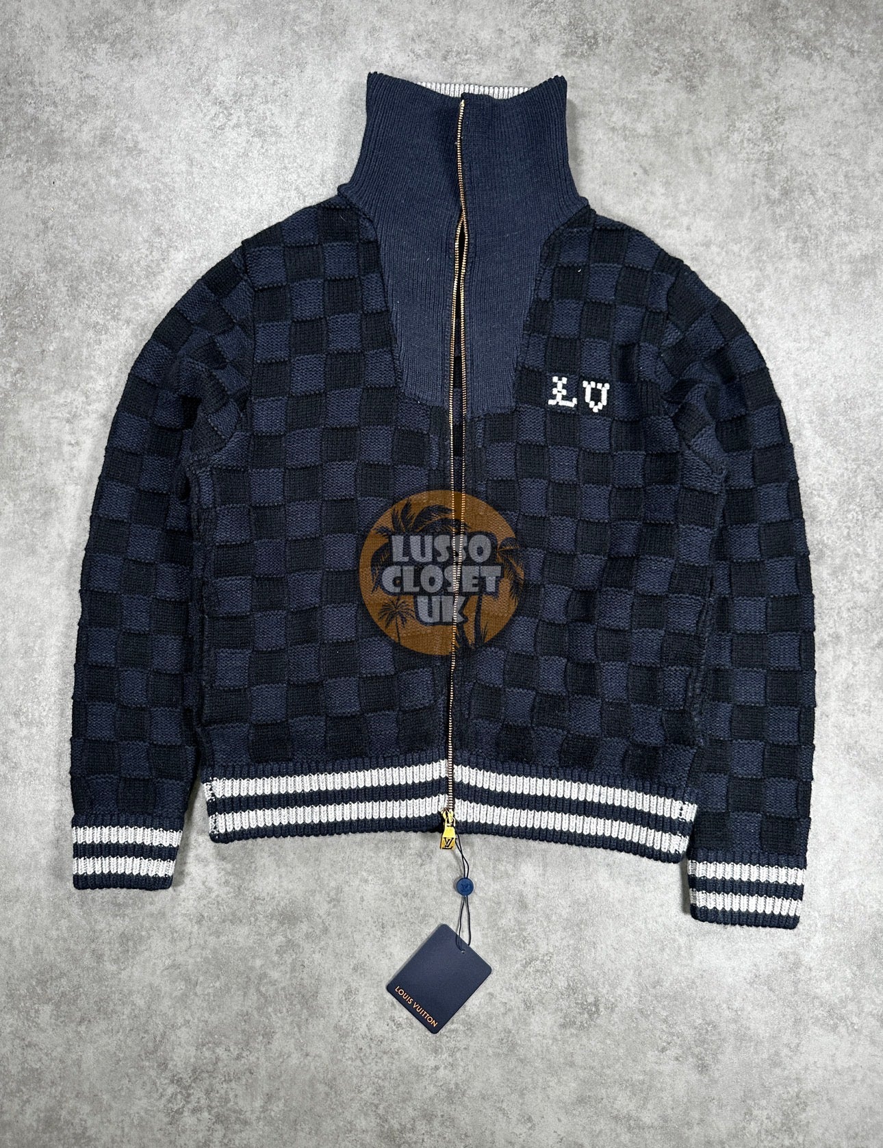 Lou - Damier Knit