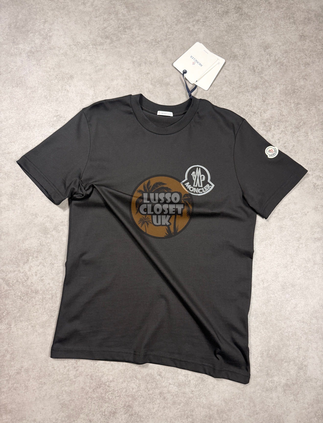 M - Black Raised T Shirt