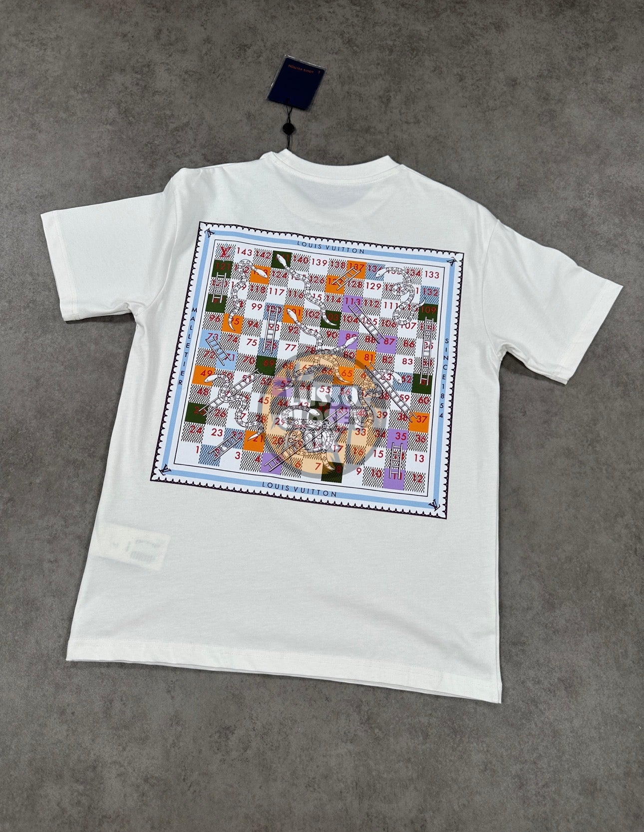 Lou - White 1854 T Shirt